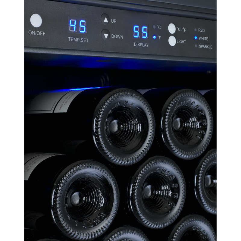 Allavino 23.5'' width 177 Bottle Single Zone Freestanding/BuiltIn Wine